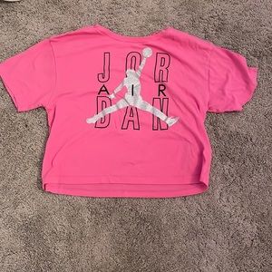 Hot pink Jordan tee